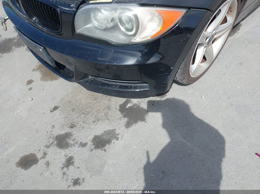 2008 BMW 1 series VIN WBAUN93578VF55346 IAAI salvage auction — NORMAL WEAR, Clear - Dealer Only (California), sold $675 on 2026-07-29 (photo 6)