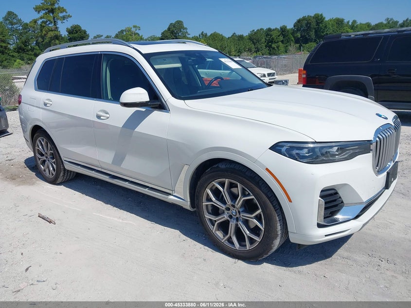 2020 BMW X7 VIN 5UXCW2C08L9B21119 IAAI salvage auction — REAR END, Salvage (North Carolina), sold $18,800 on 2026-07-09 (photo 1)