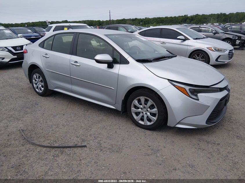 2024 Toyota Corolla VIN JTDBCMFE3R3050784 IAAI salvage auction — LEFT FRONT, Salvage - Greater Than 75% (Maryland), sold $5,700 on 2026-08-01 (photo 1)