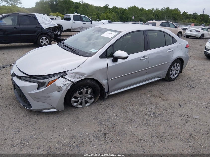 2024 Toyota Corolla VIN JTDBCMFE3R3050784 IAAI salvage auction — LEFT FRONT, Salvage - Greater Than 75% (Maryland), sold $5,700 on 2026-08-01 (photo 2)