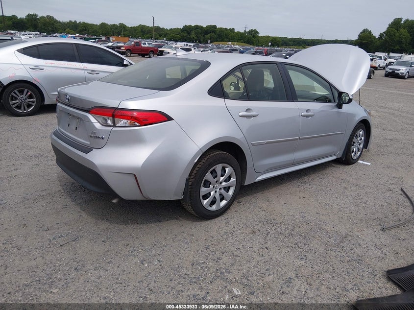 2024 Toyota Corolla VIN JTDBCMFE3R3050784 IAAI salvage auction — LEFT FRONT, Salvage - Greater Than 75% (Maryland), sold $5,700 on 2026-08-01 (photo 4)