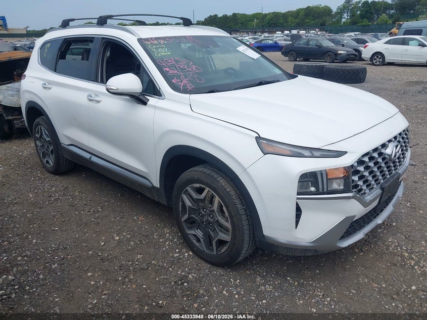 2022 Hyundai Santa fe VIN KM8S6DA24NU031813 IAAI salvage auction — REAR END, Salvage Title, sold $11,025 on 2026-07-14 (photo 1)