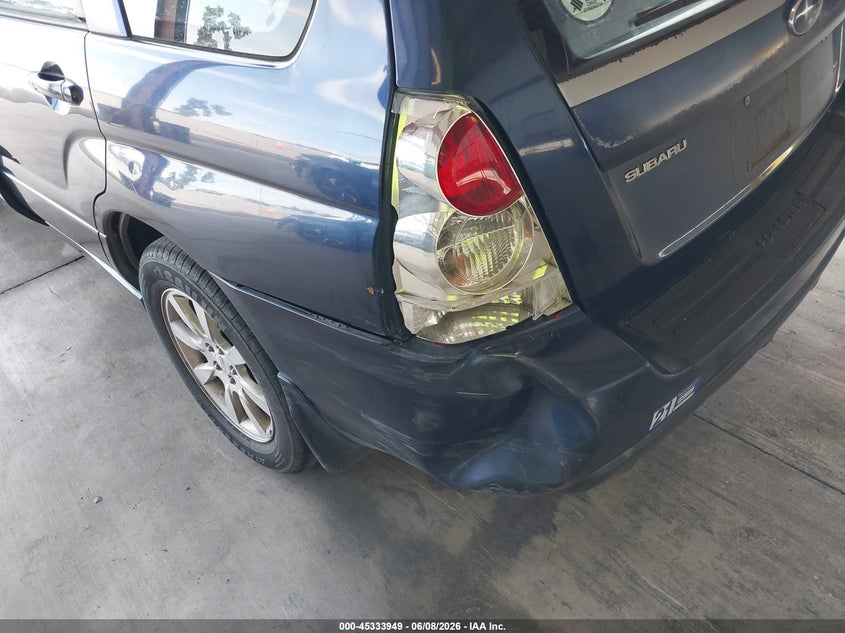 2006 Subaru Forester VIN JF1SG65676H721405 IAAI salvage auction — NORMAL WEAR, Clear - Dealer Only (California), sold $375 on 2026-07-21 (photo 6)