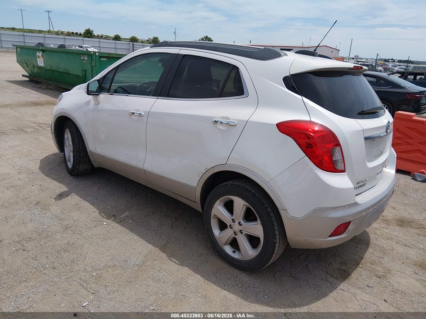 2015 Buick Encore VIN KL4CJASB8FB271796 IAAI salvage auction — FRONT END, Salvage Title, sold $25 on 2026-07-30 (photo 3)