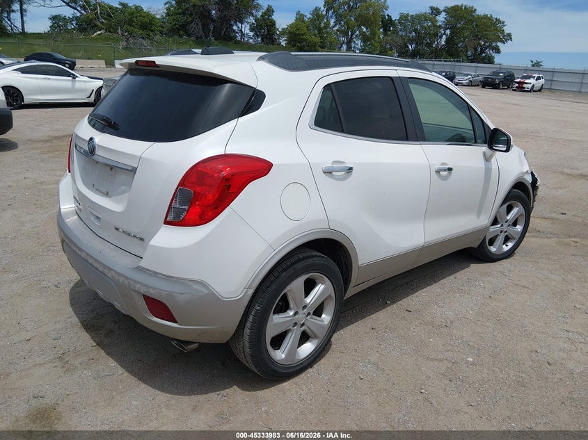 2015 Buick Encore VIN KL4CJASB8FB271796 IAAI salvage auction — FRONT END, Salvage Title, sold $25 on 2026-07-30 (photo 4)