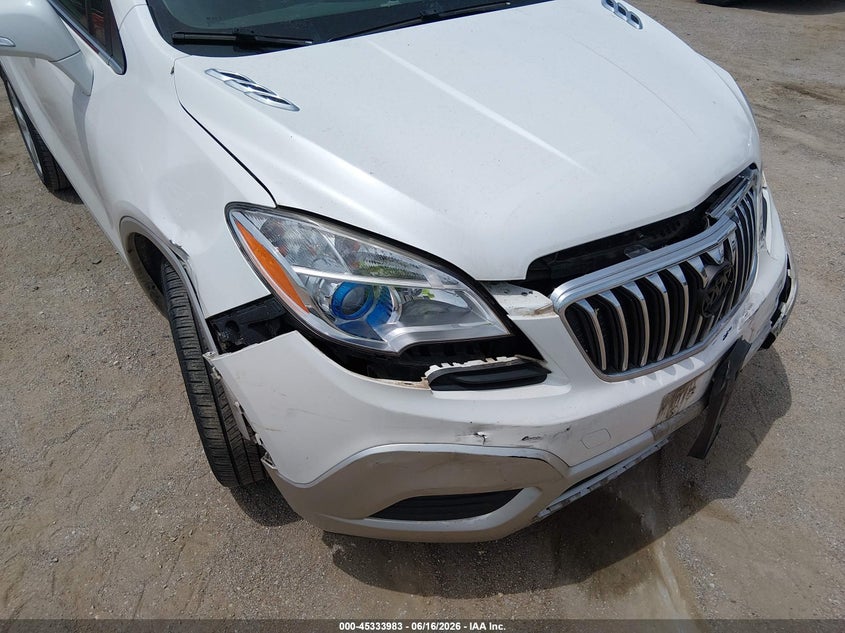 2015 Buick Encore VIN KL4CJASB8FB271796 IAAI salvage auction — FRONT END, Salvage Title, sold $25 on 2026-07-30 (photo 6)