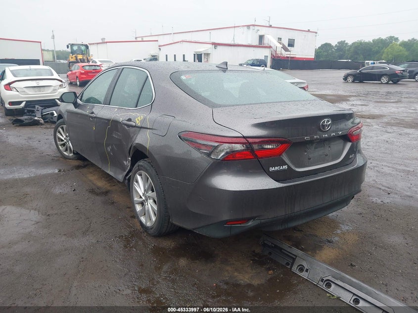 2021 Toyota Camry VIN 4T1C11AK1MU538037 IAAI salvage auction — REAR END, Salvage - 75% Or Less (Maryland), sold $6,700 on 2026-07-31 (photo 3)