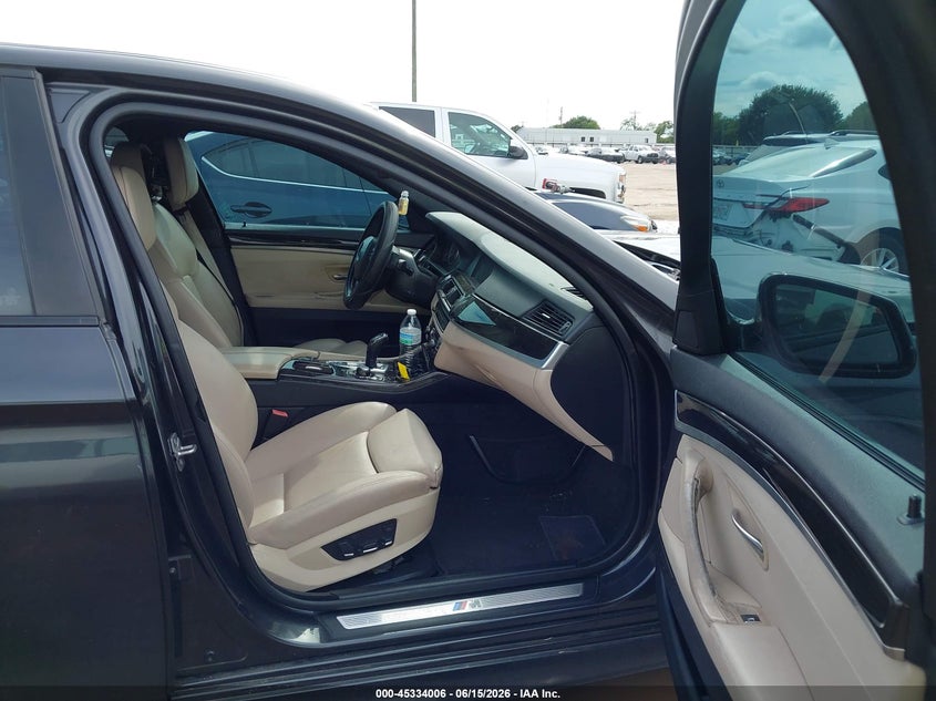 2012 BMW 5er VIN WBAFR7C55CC813849 IAAI salvage auction — FRONT & REAR, Original (Texas), sold $1,100 on 2026-07-11 (photo 5)