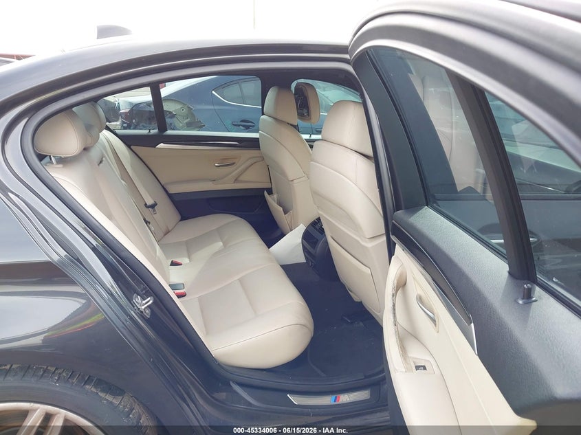 2012 BMW 5er VIN WBAFR7C55CC813849 IAAI salvage auction — FRONT & REAR, Original (Texas), sold $1,100 on 2026-07-11 (photo 8)
