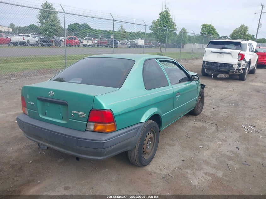 1997 Toyota Tercel VIN JT2AC52L1V0227522 IAAI salvage auction — FRONT END, Clear (Virginia), sold $225 on 2026-07-07 (photo 4)