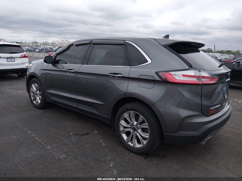 2022 Ford Edge VIN 2FMPK4K93NBB04320 IAAI salvage auction — HAIL, Salvage Title, sold $8,750 on 2026-08-18 (photo 3)