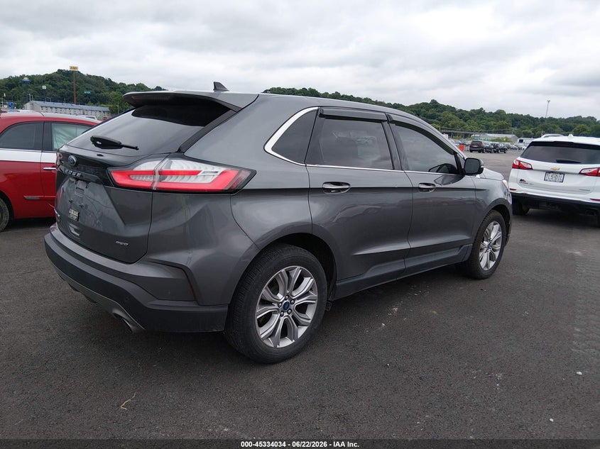 2022 Ford Edge VIN 2FMPK4K93NBB04320 IAAI salvage auction — HAIL, Salvage Title, sold $8,750 on 2026-08-18 (photo 4)