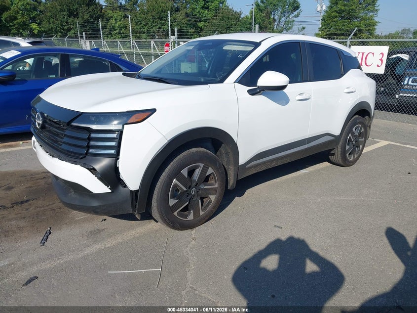 2025 Nissan Kicks VIN 3N8AP6CB1SL364339 IAAI salvage auction — RIGHT FRONT, Salvage Title, sold $8,150 on 2026-07-20 (photo 2)
