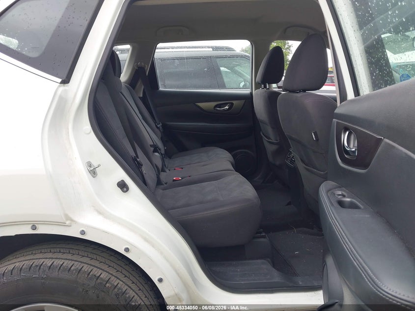 2016 Nissan Rogue VIN KNMAT2MT7GP699687 IAAI salvage auction — NORMAL WEAR, Clear (Tennessee), sold $600 on 2026-07-23 (photo 8)