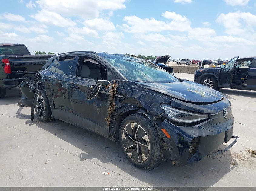 2021 Volkswagen Id.4 VIN WVGTMPE20MP032511 IAAI salvage auction — ROLLOVER, Salvage Title, sold $1,300 on 2026-08-19 (photo 1)