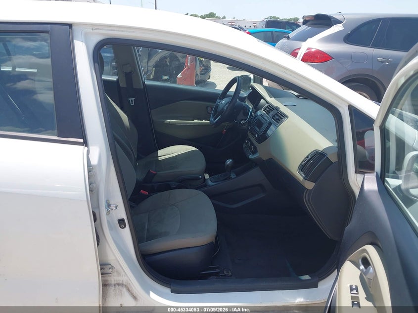 2016 Kia Rio VIN KNADM4A32G6577364 IAAI salvage auction — REAR END, Salvage (Texas), sold $675 on 2026-07-28 (photo 5)