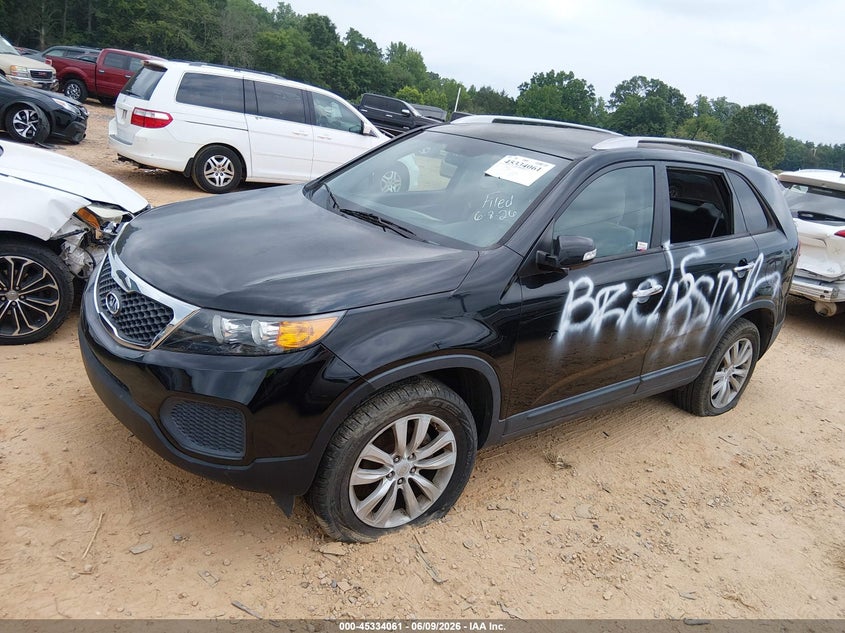 2011 Kia Sorento VIN 5XYKT4A21BG045761 IAAI salvage auction — VANDALISM, Salvage (South Carolina), sold $525 on 2026-07-06 (photo 2)