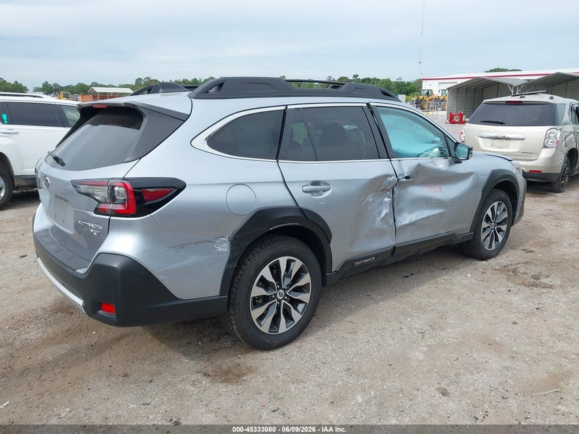 2023 Subaru Outback VIN 4S4BTGND4P3167857 IAAI salvage auction — SIDE, Salvage Title, sold $8,200 on 2026-07-30 (photo 4)