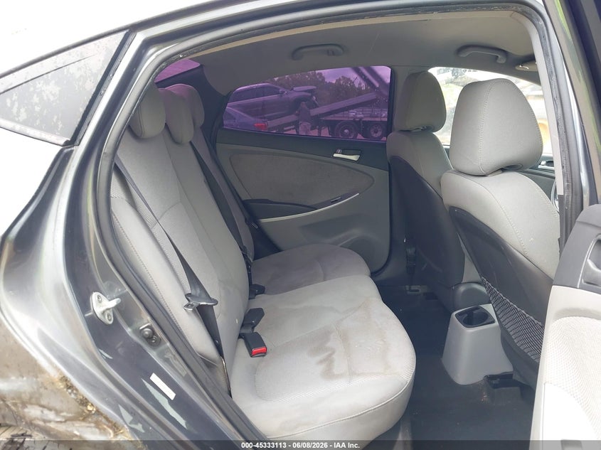 2013 Hyundai Accent VIN KMHCT4AEXDU411986 IAAI salvage auction — RIGHT FRONT, Salvage (Tennessee), sold $300 on 2026-07-29 (photo 8)