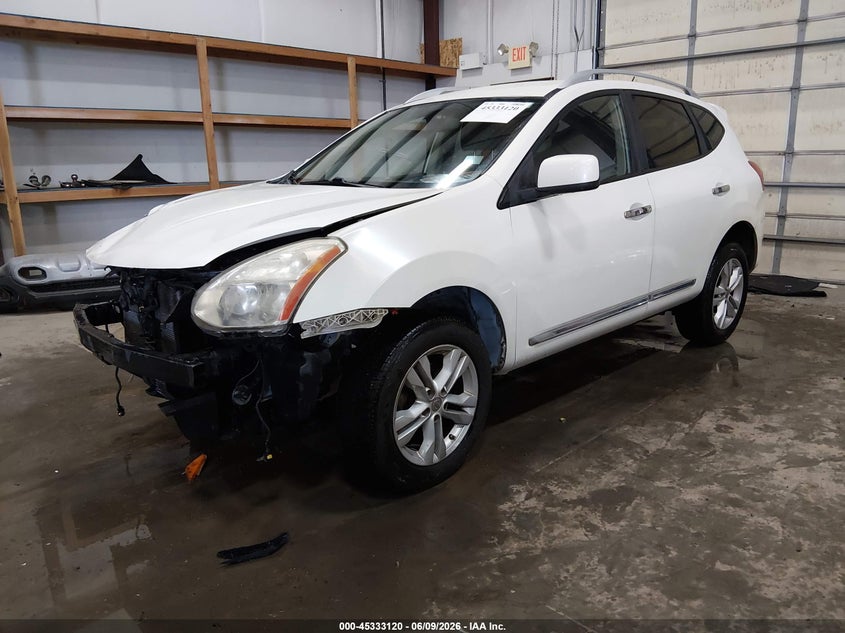 2013 Nissan Rogue VIN JN8AS5MT4DW507734 IAAI salvage auction — FRONT END, Salvage Title, sold $125 on 2026-07-24 (photo 2)