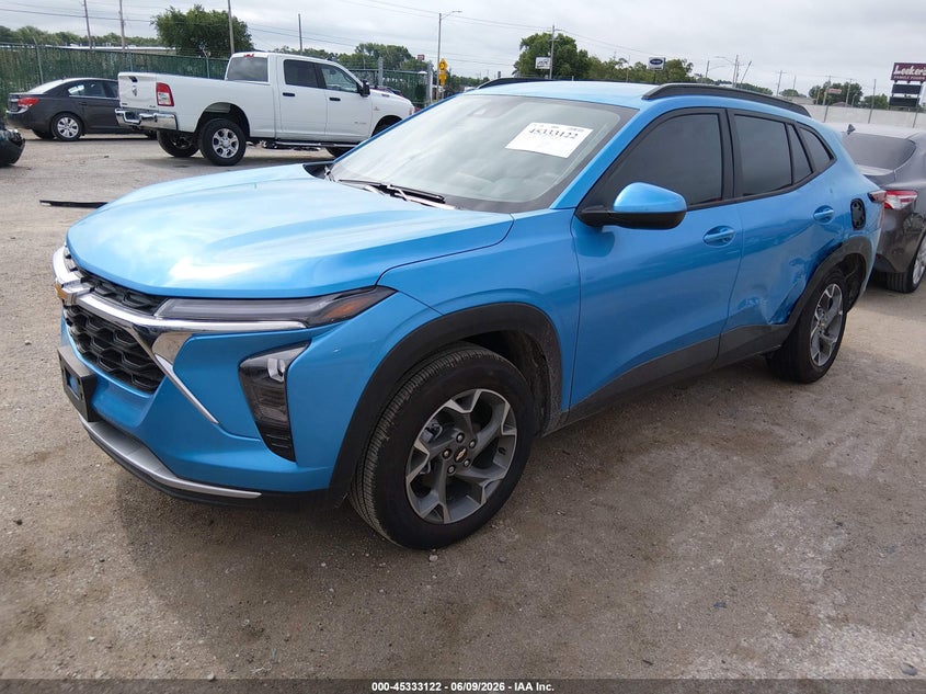 2026 Chevrolet Trax VIN KL77LHEP9TC054830 IAAI salvage auction — SIDE, Salvage Title, sold $1,050 on 2026-07-31 (photo 2)