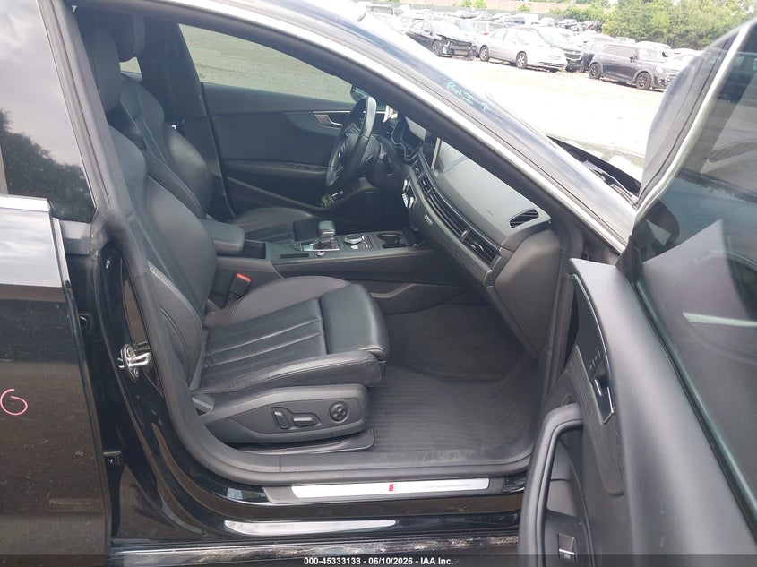 2018 Audi A5 VIN WAUENCF54JA034849 IAAI salvage auction — UNKNOWN, Salvage Title, sold $8,200 on 2026-07-11 (photo 5)