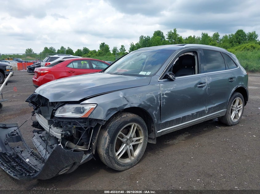 2016 Audi Q5 VIN WA1L2AFP2GA026759 IAAI salvage auction — FRONT END, Salvage Title, sold $1,500 on 2026-07-16 (photo 2)