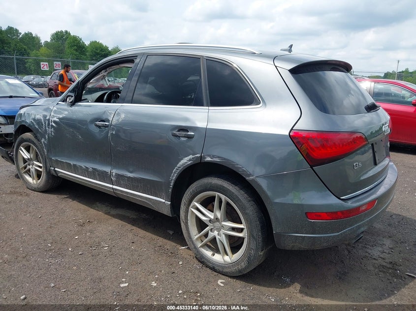 2016 Audi Q5 VIN WA1L2AFP2GA026759 IAAI salvage auction — FRONT END, Salvage Title, sold $1,500 on 2026-07-16 (photo 3)