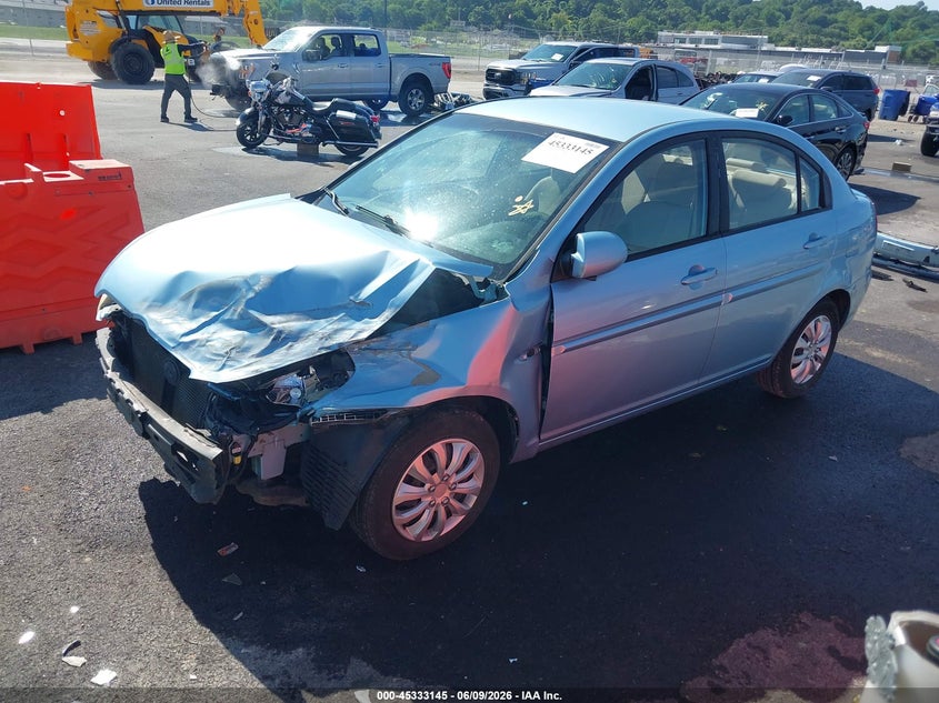 2009 Hyundai Accent VIN KMHCN46C39U374854 IAAI salvage auction — LEFT FRONT, Salvage (Missouri), sold $150 on 2026-07-14 (photo 2)