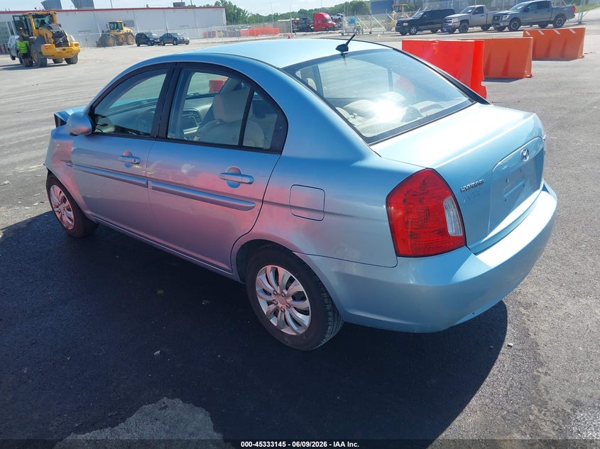 2009 Hyundai Accent VIN KMHCN46C39U374854 IAAI salvage auction — LEFT FRONT, Salvage (Missouri), sold $150 on 2026-07-14 (photo 3)