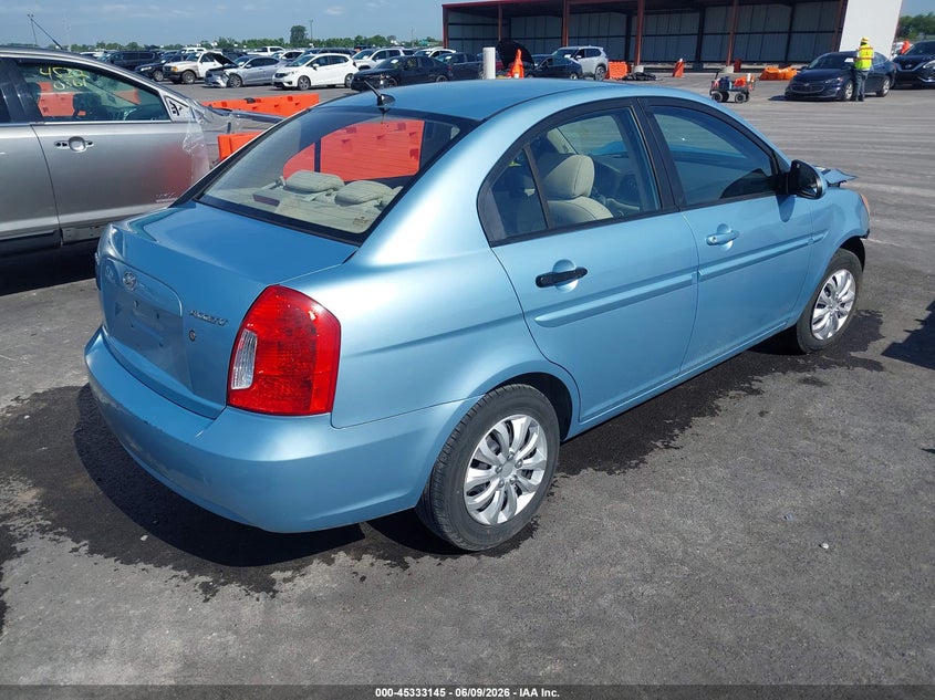 2009 Hyundai Accent VIN KMHCN46C39U374854 IAAI salvage auction — LEFT FRONT, Salvage (Missouri), sold $150 on 2026-07-14 (photo 4)
