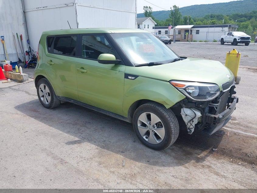 2014 Kia Soul VIN KNDJN2A26E7737008 IAAI salvage auction — NORMAL WEAR, Clear (Pennsylvania), sold $400 on 2026-07-08 (photo 1)