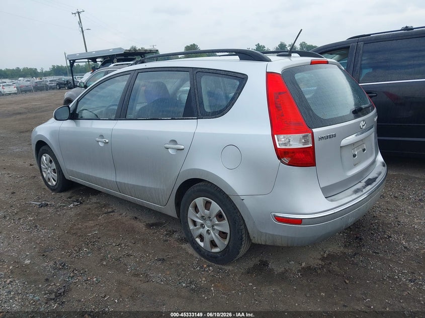 2010 Hyundai Elantra VIN KMHDC8AE7AU061160 IAAI salvage auction — NORMAL WEAR, Clear (Virginia), sold $325 on 2026-07-10 (photo 3)