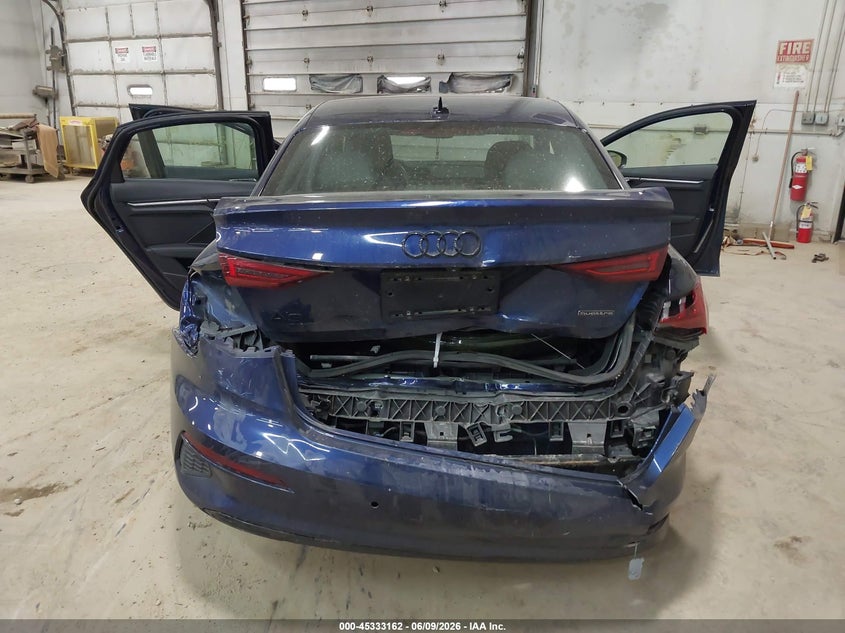 2023 Audi A3 VIN WAUHUDGY9PA024356 IAAI salvage auction — REAR END, Salvage Title, sold $7,650 on 2026-07-16 (photo 6)