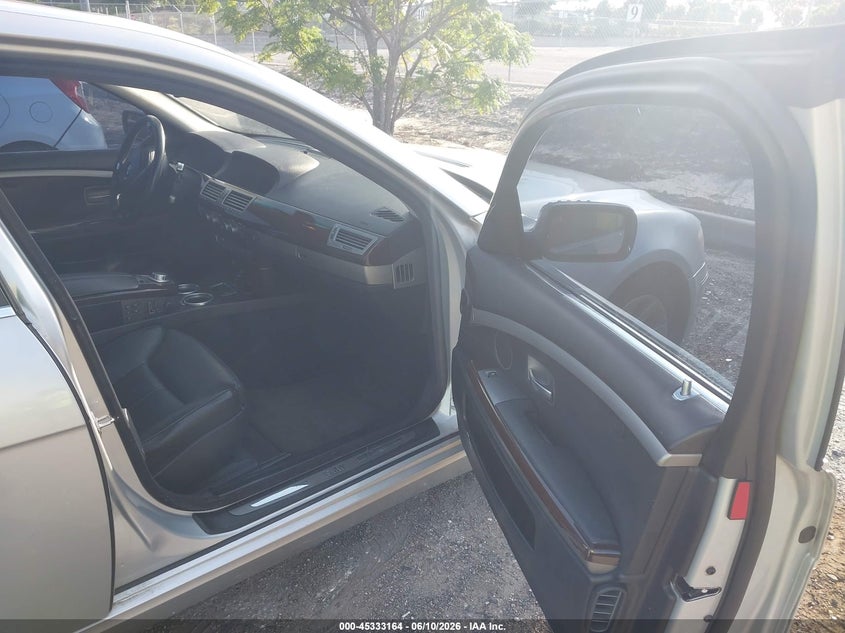 2006 BMW 7er VIN WBAHN83516DT64940 IAAI salvage auction — MECHANICAL, Clear (Florida), sold $425 on 2026-07-09 (photo 5)