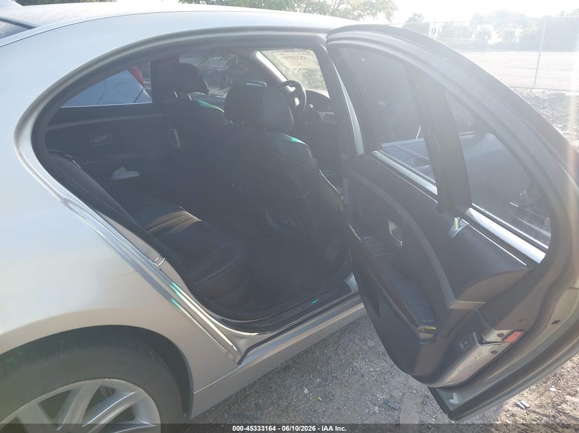 2006 BMW 7er VIN WBAHN83516DT64940 IAAI salvage auction — MECHANICAL, Clear (Florida), sold $425 on 2026-07-09 (photo 8)