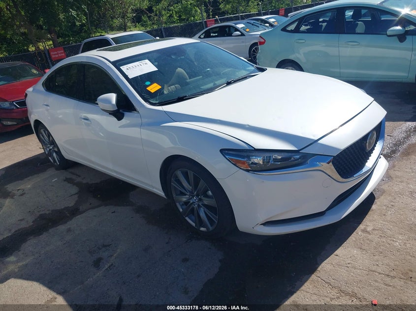 2018 Mazda 6 VIN JM1GL1TY0J1317284 IAAI salvage auction — HAIL, Salvage (Kansas), sold $5,000 on 2026-07-15 (photo 1)
