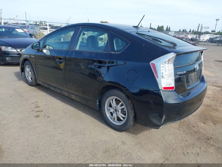 2010 Toyota Prius VIN JTDKN3DU3A0051051 IAAI salvage auction — NORMAL WEAR, Salvage Title - Dealer (California), sold $1,100 on 2026-07-08 (photo 3)