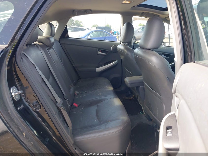 2010 Toyota Prius VIN JTDKN3DU3A0051051 IAAI salvage auction — NORMAL WEAR, Salvage Title - Dealer (California), sold $1,100 on 2026-07-08 (photo 8)