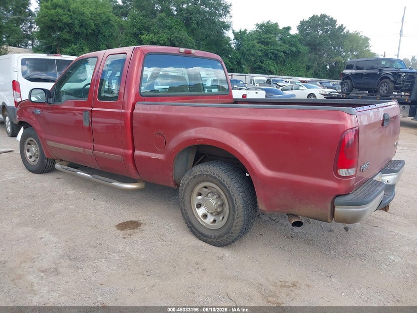 2001 Ford F-250 VIN 1FTNX20L41EA02460 IAAI salvage auction — FRONT END, Salvage (Texas), sold $525 on 2026-07-09 (photo 3)