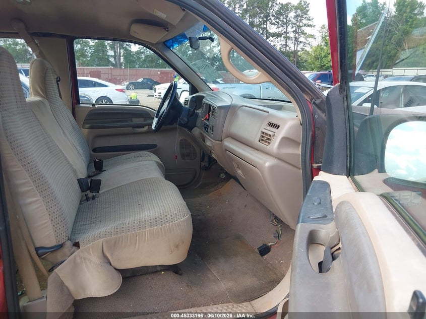 2001 Ford F-250 VIN 1FTNX20L41EA02460 IAAI salvage auction — FRONT END, Salvage (Texas), sold $525 on 2026-07-09 (photo 5)