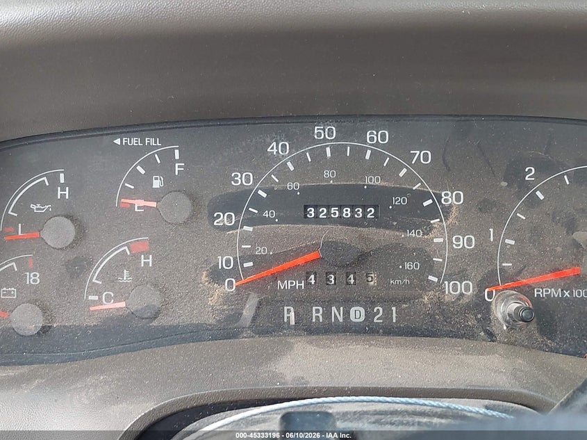 2001 Ford F-250 VIN 1FTNX20L41EA02460 IAAI salvage auction — FRONT END, Salvage (Texas), sold $525 on 2026-07-09 (photo 7)