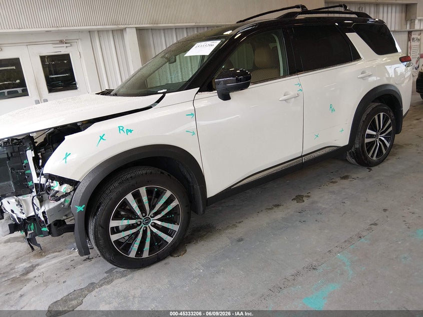 2024 Nissan Pathfinder VIN 5N1DR3DG0RC305845 IAAI salvage auction — FRONT END, Salvage Title, sold $12,100 on 2026-07-29 (photo 2)