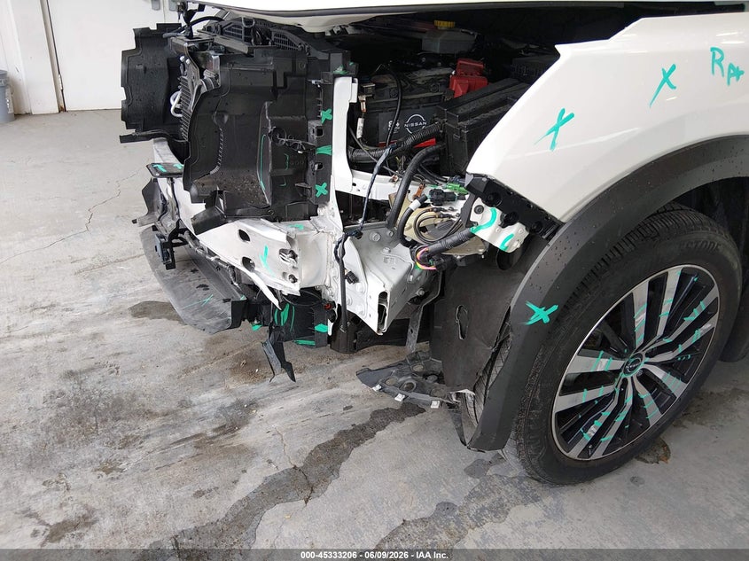 2024 Nissan Pathfinder VIN 5N1DR3DG0RC305845 IAAI salvage auction — FRONT END, Salvage Title, sold $12,100 on 2026-07-29 (photo 6)