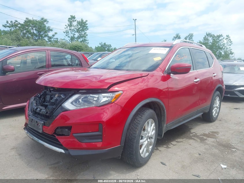 2017 Nissan Rogue VIN JN8AT2MV8HW283144 IAAI salvage auction — RIGHT FRONT, Salvage (Ohio), sold $1,300 on 2026-07-07 (photo 2)