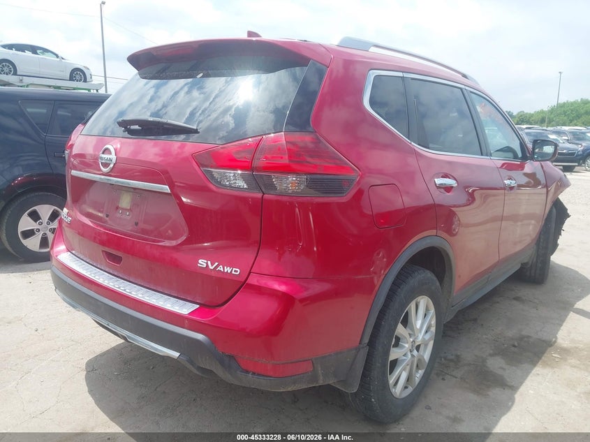 2017 Nissan Rogue VIN JN8AT2MV8HW283144 IAAI salvage auction — RIGHT FRONT, Salvage (Ohio), sold $1,300 on 2026-07-07 (photo 4)