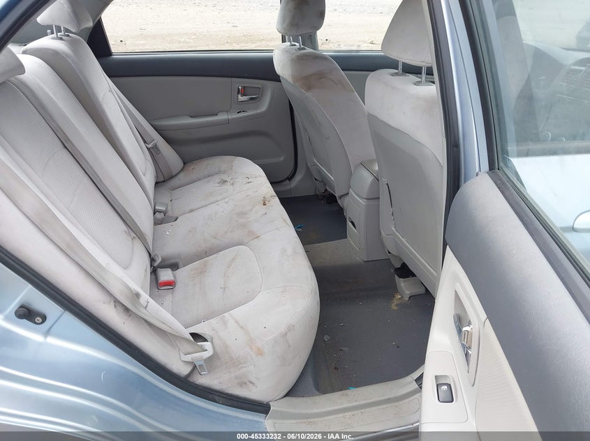2008 Kia Spectra VIN KNAFE121285521370 IAAI salvage auction — LEFT REAR, Salvage (Massachusetts), sold $400 on 2026-07-17 (photo 8)