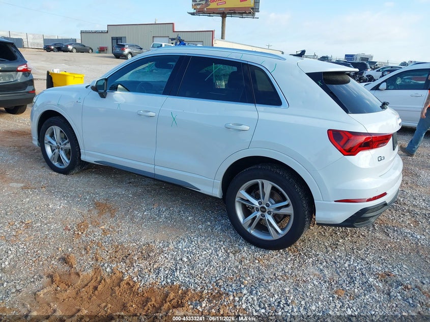 2024 Audi Q3 VIN WA1DECF39R1162491 IAAI salvage auction — HAIL, Salvage (Missouri), sold $16,100 on 2026-07-30 (photo 3)