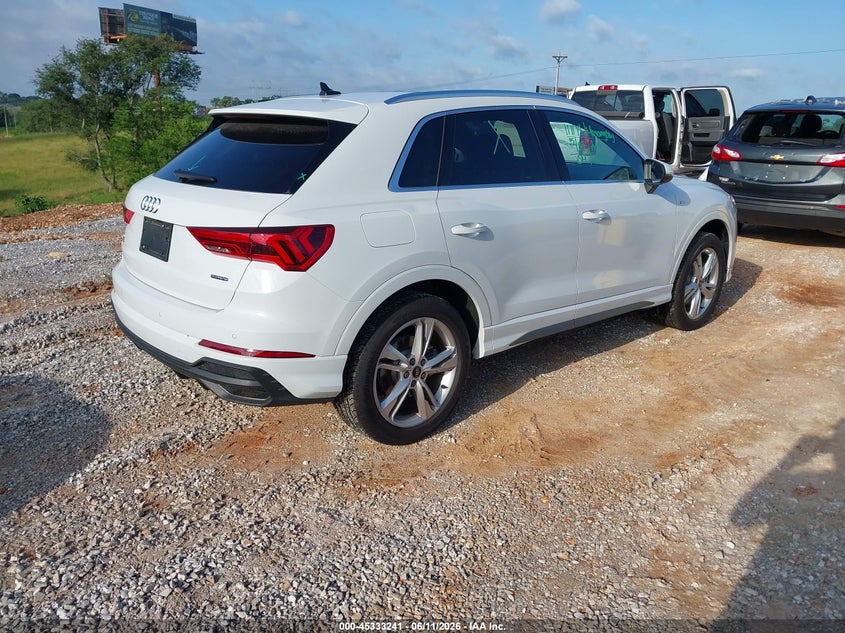 2024 Audi Q3 VIN WA1DECF39R1162491 IAAI salvage auction — HAIL, Salvage (Missouri), sold $16,100 on 2026-07-30 (photo 4)