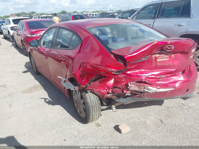 2015 Mazda 3 VIN JM1BM1U78F1227062 IAAI salvage auction — REAR END, Wait Title, sold $1,500 on 2026-08-26 (photo 3)